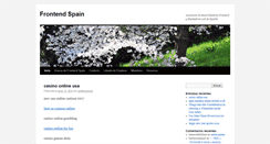 Desktop Screenshot of frontendspain.com